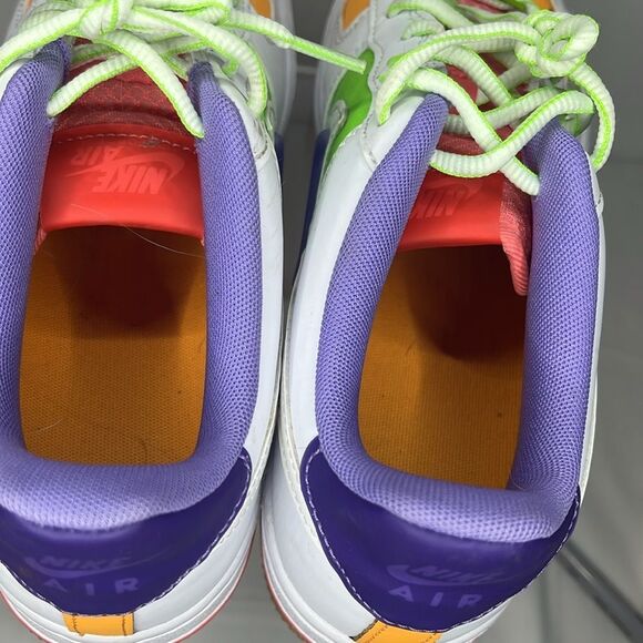 NIKE AIR FOCE 1 LV8 GS FRUIT COLORS KIDS SNEAKER FTL06-010 - Picture 5 of 7